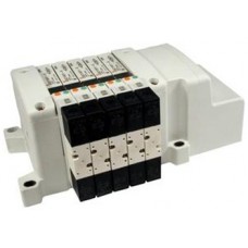 SMC solenoid valve 4 & 5 Port VQC VV5QC11-M, 1000 Series, Base Mounted Manifold, Plug-in, Multiple Connector Kit
